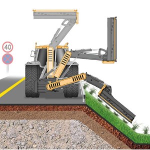 Telescopic boom brushcutter Zeppelin HT Monegros Xtreme