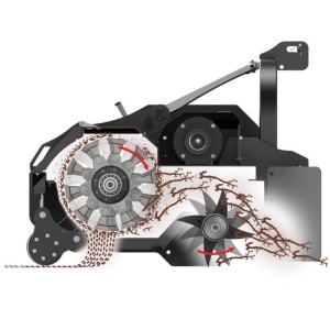 Trituratore per vigneti e olive Zeppelin Top Ram HT