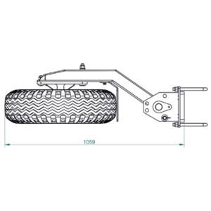 Shredder wheel kit Zeppelin