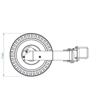 Shredder wheel kit Zeppelin