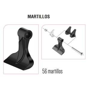 Pack Zeppelin Combinator trituradora plegable + trituradora reversible