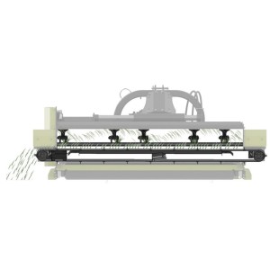 PTO side-exit shredder Zeppelin Delivery HT