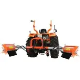 Telescopic shoot-removal support for vineyard Zeppelin 1 or 2 arms