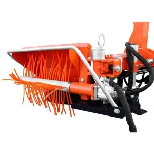 Telescopic shoot-removal support for vineyard Zeppelin 1 or 2 arms