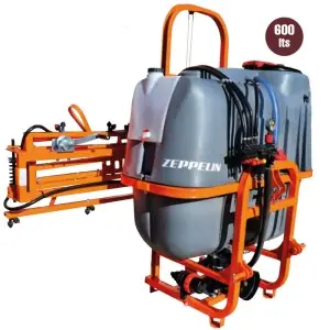 Pulverizadores a trator suspensos com barras Zeppelin