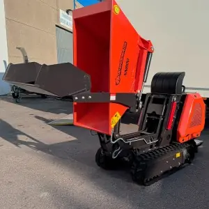 Minidumper Zeppelin Rhinoceros 800BS com caixa de elevação e pá