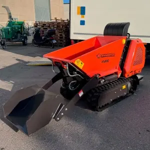Minidumper Zeppelin Rhinoceros 800BS com caixa de elevação e pá