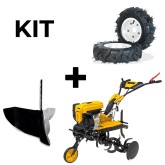 Motoculteur à essence Garland DONKEY 8116 NRQG-V24+KIT 116 cm