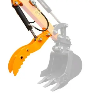 Uña hidráulica para miniexcavadoras Hippopotamus