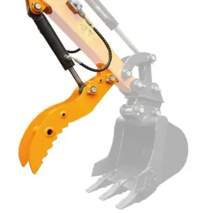 Hydraulischer Greifer für Minibagger Hippopotamus
