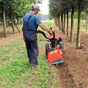 Motoculteur diesel polyvalent Deleks Moteur Zeus Kama 418 cc