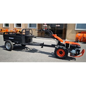 Motocultivador multifunções a diesel Deleks Motor Zeus Kama 418 cc