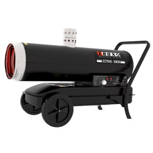 ZBOX ES71945 Aquecedor a gasóleo de combustão indireta de 50kW com chaminé