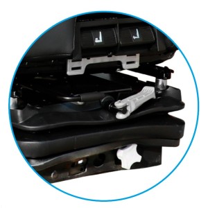 Asiento para tractor activo mecánico altura regulable con cinturón