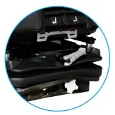 Asiento activo mecánico altura regulable con cinturón