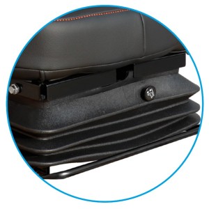 Asiento activo neumático 24V con compresor y cinturón