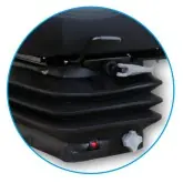 Narrow top seat 50x60 adjustable armrests and suspension