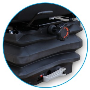 Asiento top 50x60 base 40x30 suspensión mecánica con cinturón