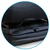 Asiento top 50x60 base 40x30 suspensión neumática con cinturón Asiento top 50x60 base 40x30 suspensión neumática con cinturón