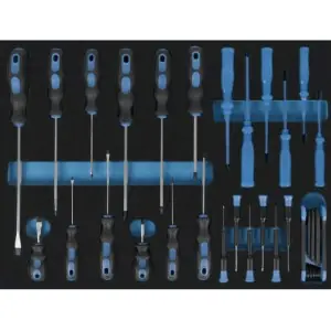 Tool trolley Zeppelin 7 drawers with tools