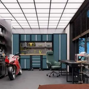 mobilier d'atelier modulaire 9 pièces 3300x472x1925 mm Zeppelin ZBOX