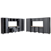 armadio per officina da 9 pezzi 3300x472x1925 mm Zeppelin ZBOX