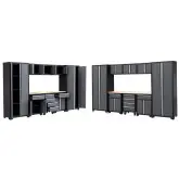 armário de oficina de 9 peças 3300x472x1925 mm Zeppelin ZBOX