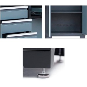 Armadio da officina 9 pezzi 3300x472x1925 mm Zeppelin ZBOX