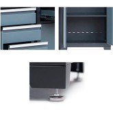 Mueble de taller 9 piezas 3300x472x1925 mm Zeppelin ZBOX