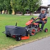 Sulky seat for power tiller Deleks Zeus