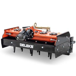 Herse rotative 70cm avec rouleau pour motoculteur Deleks ZEUS