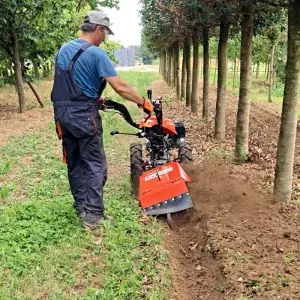 Rotary plow for power tiller Deleks ZEUS