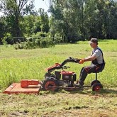 Cortacésped de 80cm para motocultor Deleks Zeus