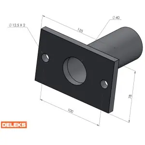 Reversible plow for walking tractor Deleks Zeus