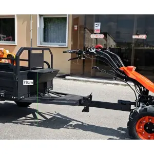 Remolque agricola para motocultor Deleks Zeus