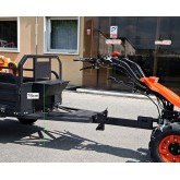 Agricultural trailer for walking tractor Deleks Zeus