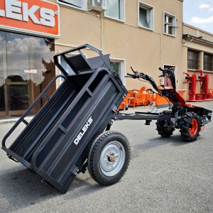 Remorque agricole pour motoculteur Deleks Zeus