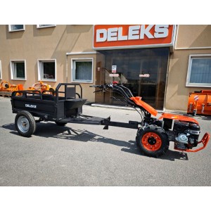 Rimorchio agricolo per motocoltivatore Deleks Zeus