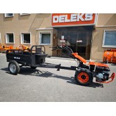 Rimorchio agricolo per motocoltivatore Deleks Zeus
