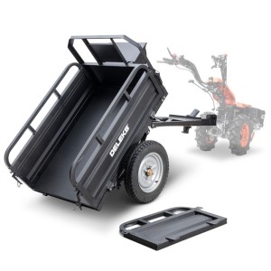 Agricultural trailer for walking tractor Deleks Zeus