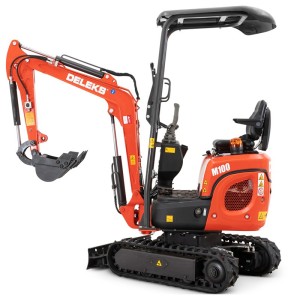 Mini excavator Deleks M100 Kubota D722 engine 10.2 Kw