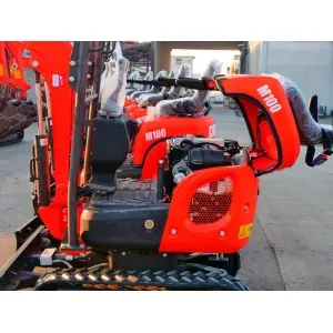 Minibagger Deleks M100 Kubota D722 Motor 10,2 Kw