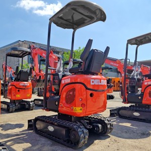 Mini-escavadora Deleks M100 Motor Kubota D722 10,2 Kw