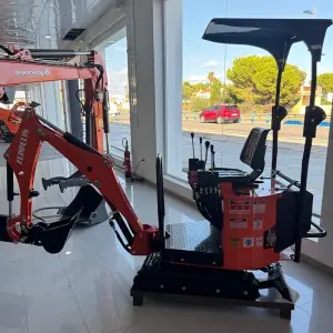 Mini excavadora gasolina Zeppelin Mini Pincher 13,5 HP