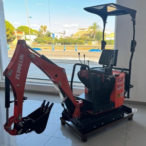 Mini excavadora gasolina Zeppelin Mini Pincher 13,5 HP