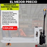 Pramac Porta-paletes a bateria EY 15L 1150 X 550 mm