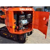 Mini escavadora pequena Deleks M60 motor a gasolina 9 CV