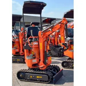 Mini small excavator Deleks M60 gasoline engine 9 HP