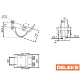 Benna per miniescavatore M60- 20cm DELEKS