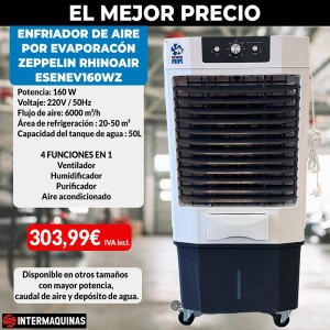 Raffreddatore d'aria evaporativa Zeppelin RhinoAir 220 V
